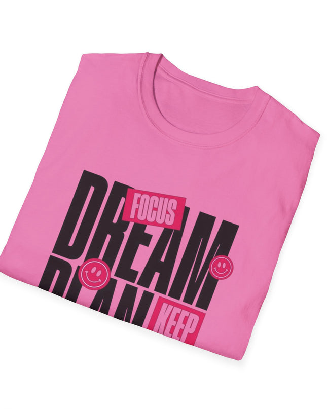 Inspirational Unisex Softstyle T-Shirt - Dream Plan Achieve Design - kesiy