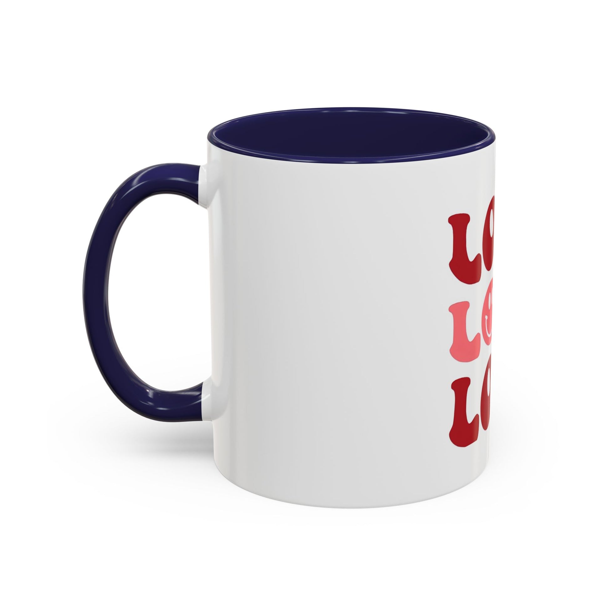 Love Theme Accent Coffee Mug - Perfect for Valentine's Day & Everyday Joy - kesiy