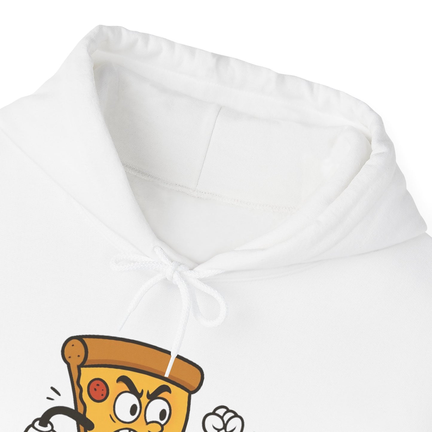 Funny Pizza Cartoon Hoodie for Food Lovers - kesiy