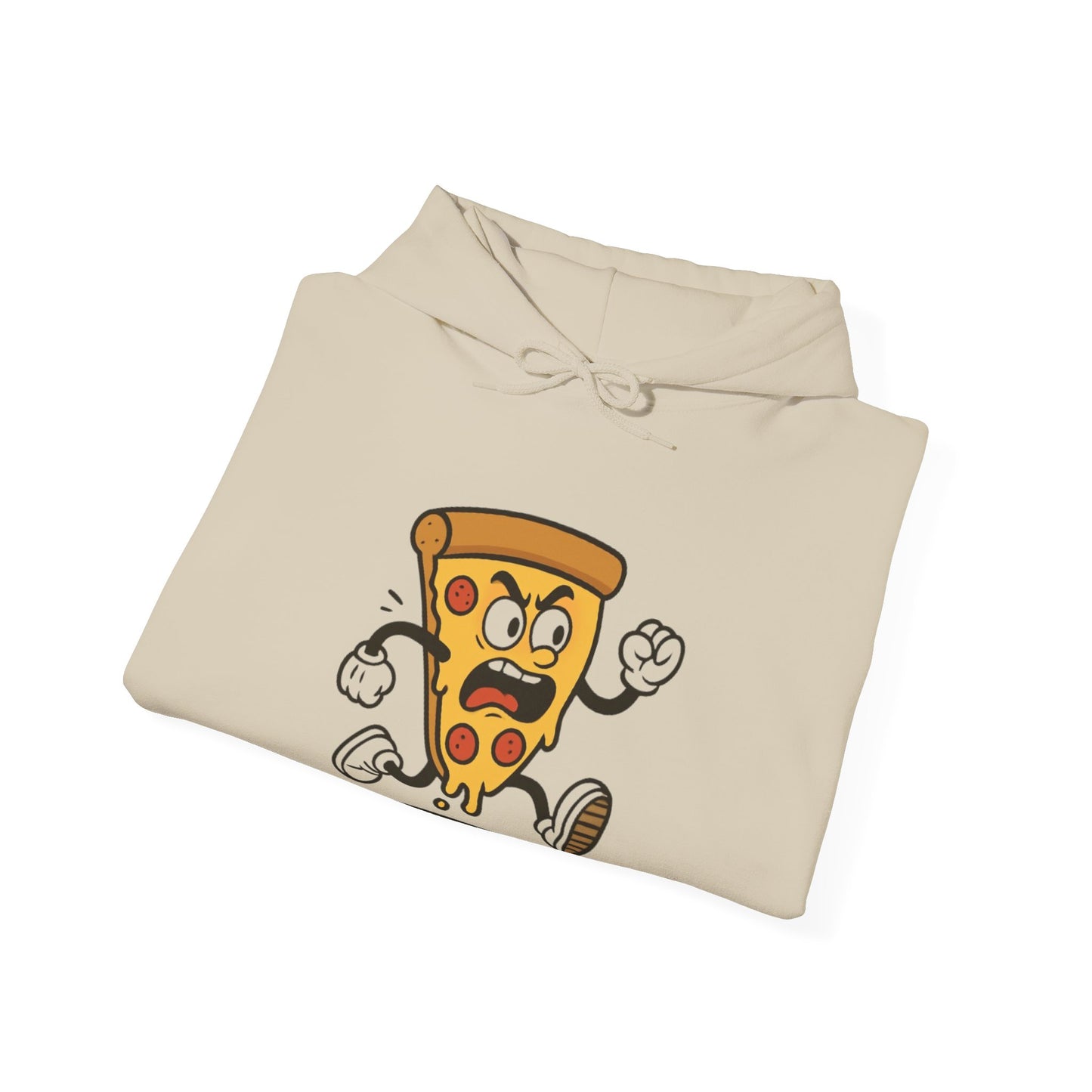 Funny Pizza Cartoon Hoodie for Food Lovers - kesiy