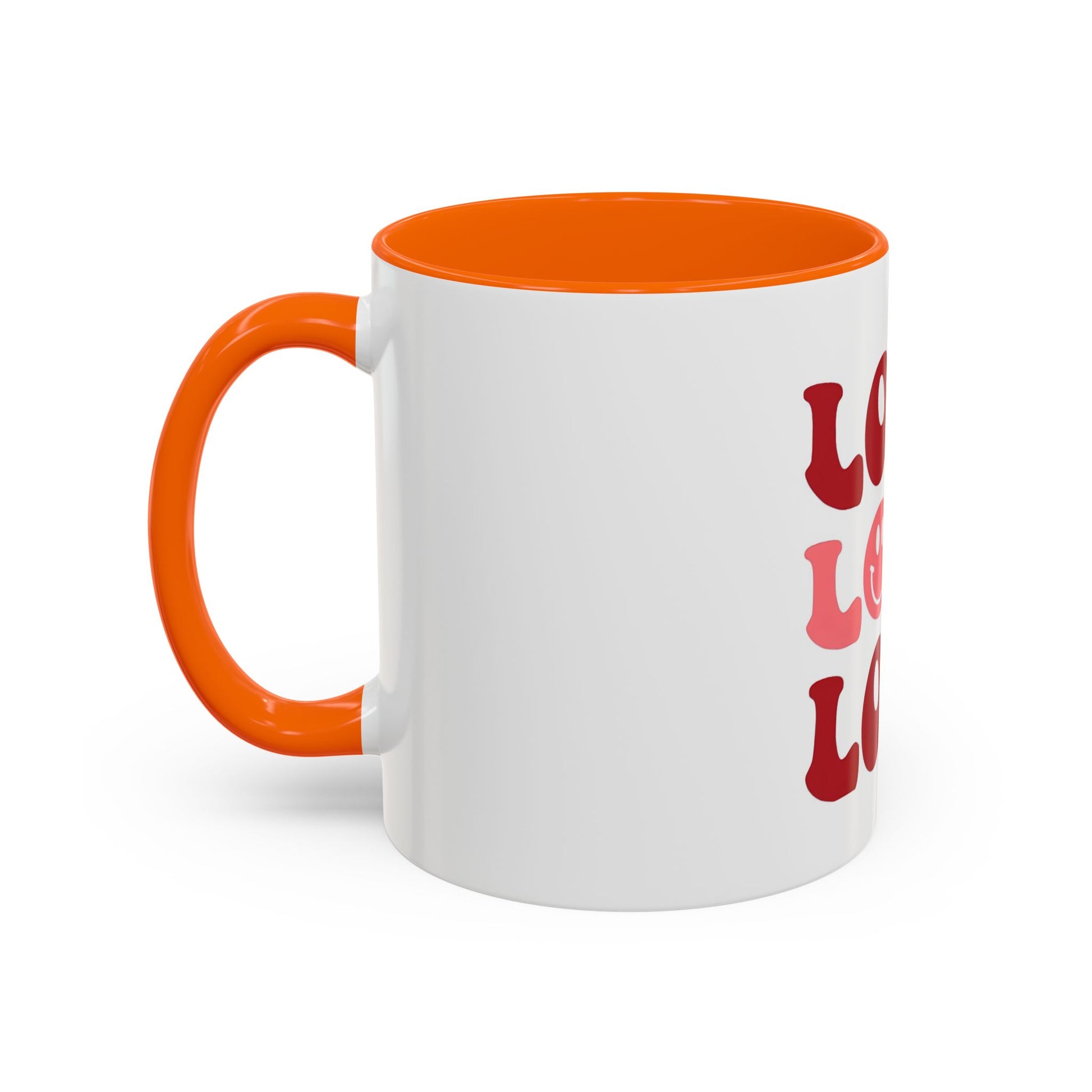 Love Theme Accent Coffee Mug - Perfect for Valentine's Day & Everyday Joy - kesiy