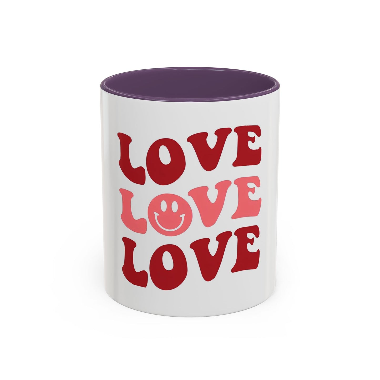 Love Theme Accent Coffee Mug - Perfect for Valentine's Day & Everyday Joy - kesiy