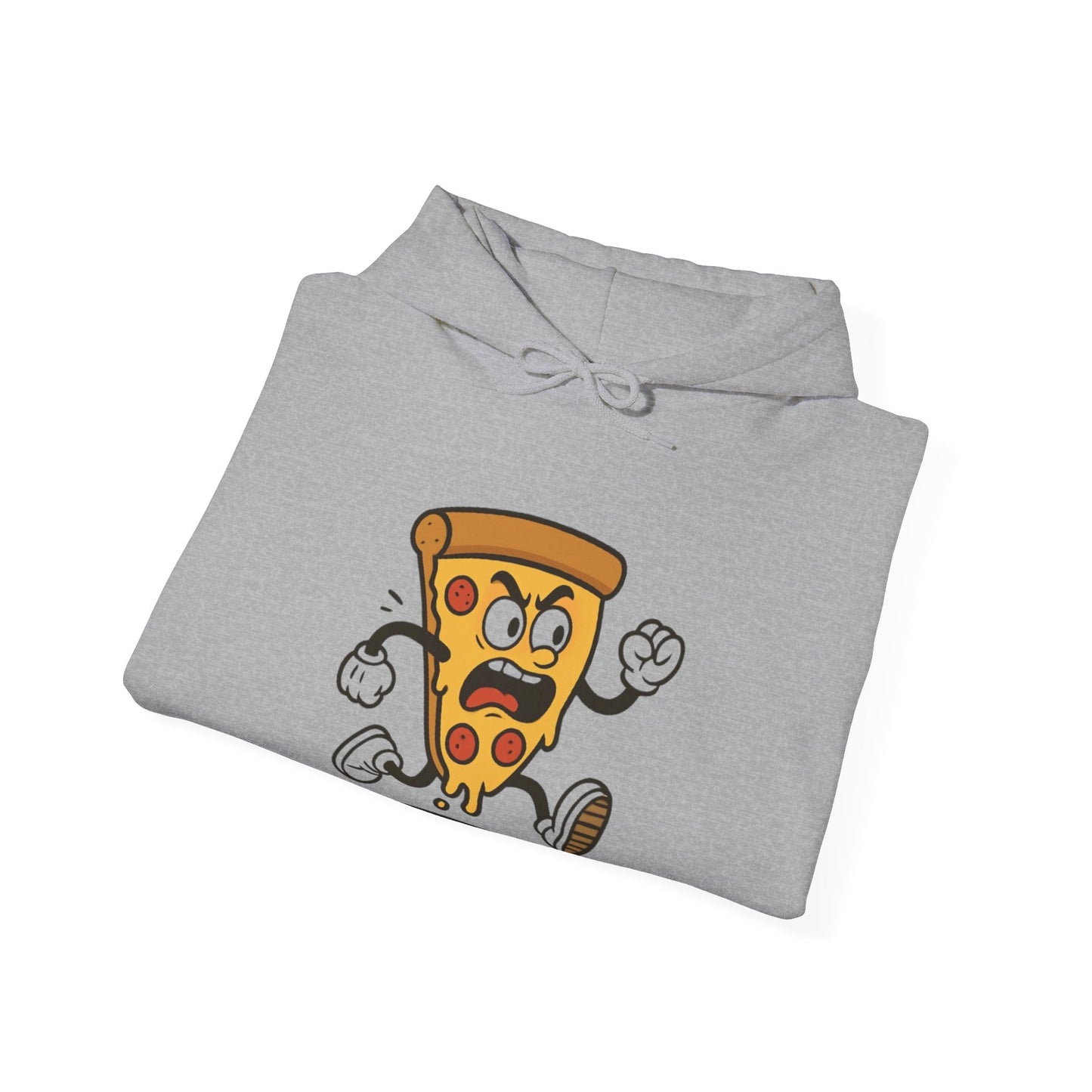 Funny Pizza Cartoon Hoodie for Food Lovers - kesiy