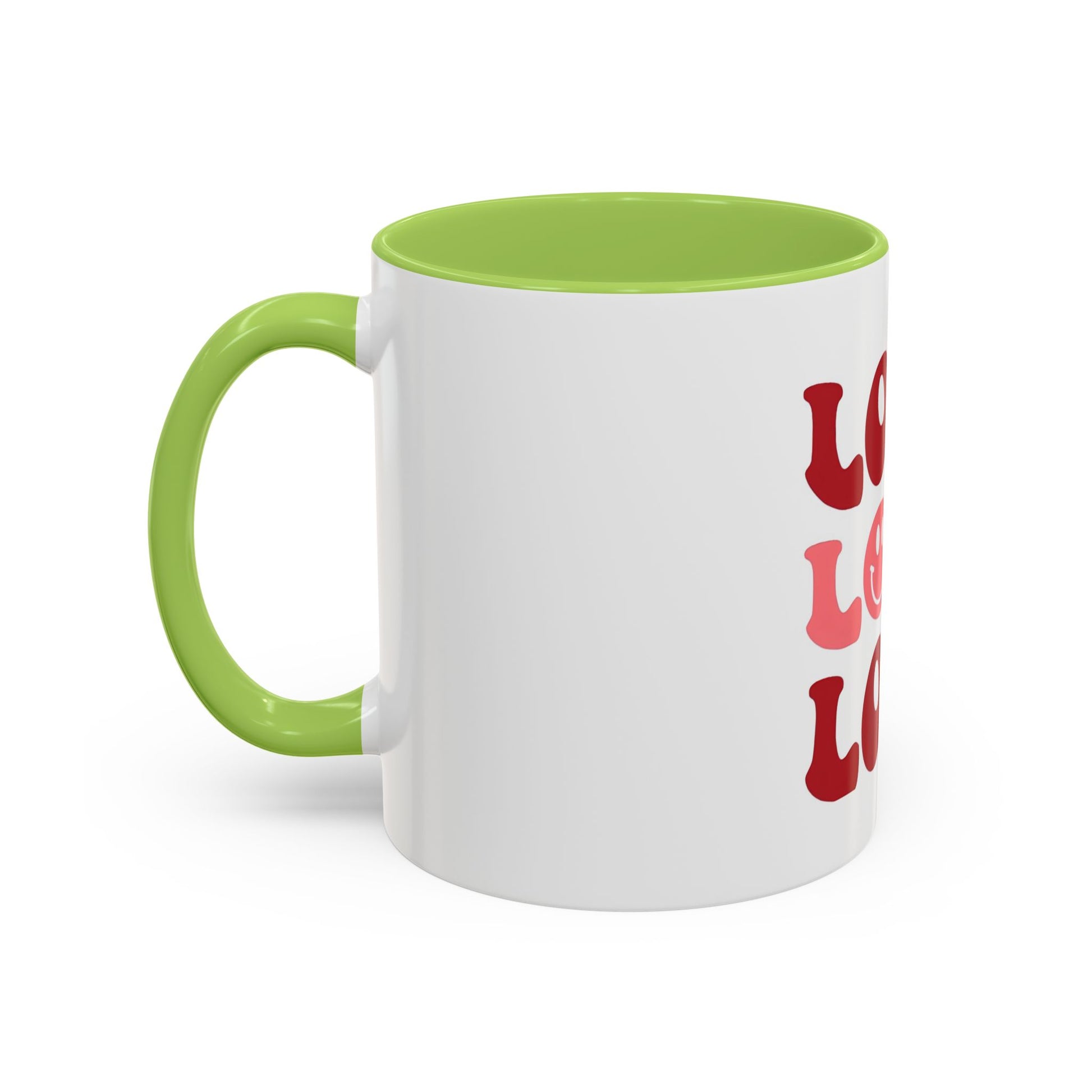 Love Theme Accent Coffee Mug - Perfect for Valentine's Day & Everyday Joy - kesiy