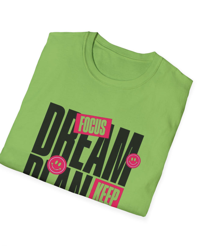 Inspirational Unisex Softstyle T-Shirt - Dream Plan Achieve Design - kesiy