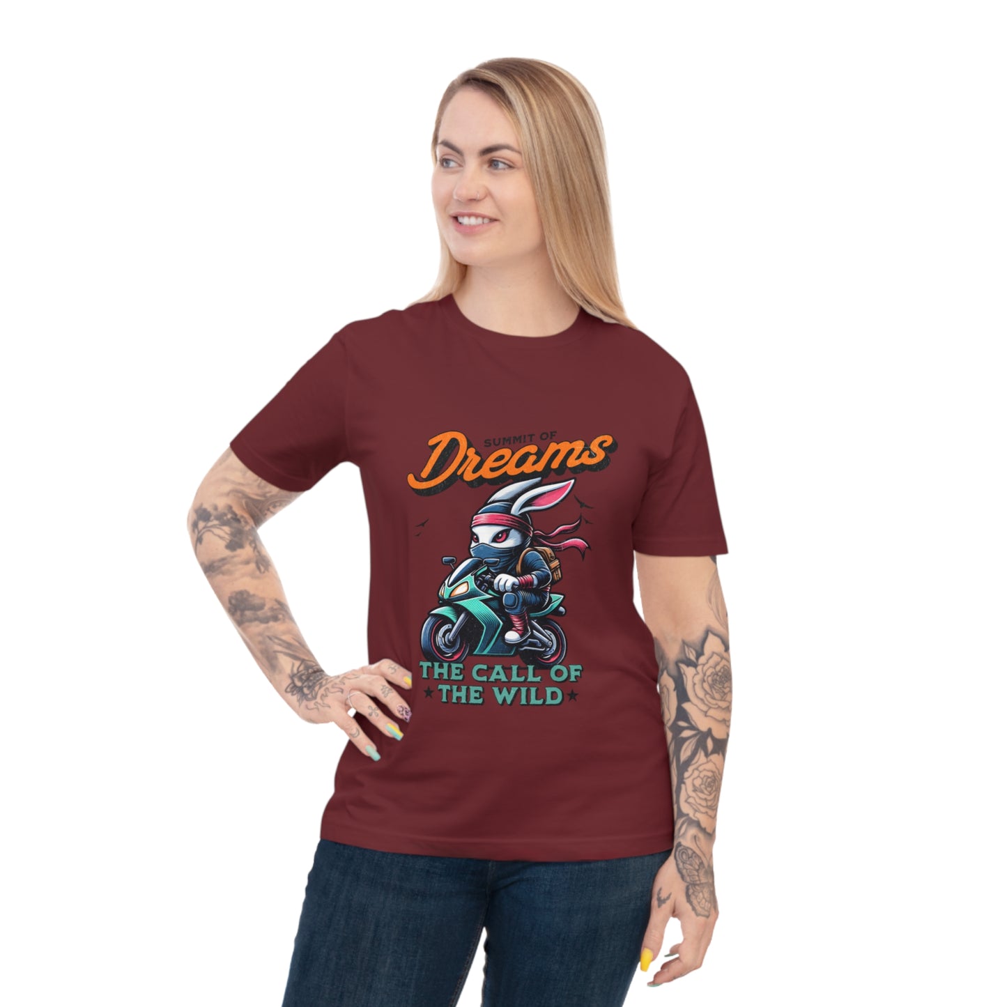 Adventure Motorcycle T-shirt - Unisex Summit of Dreams Apparel - kesiy