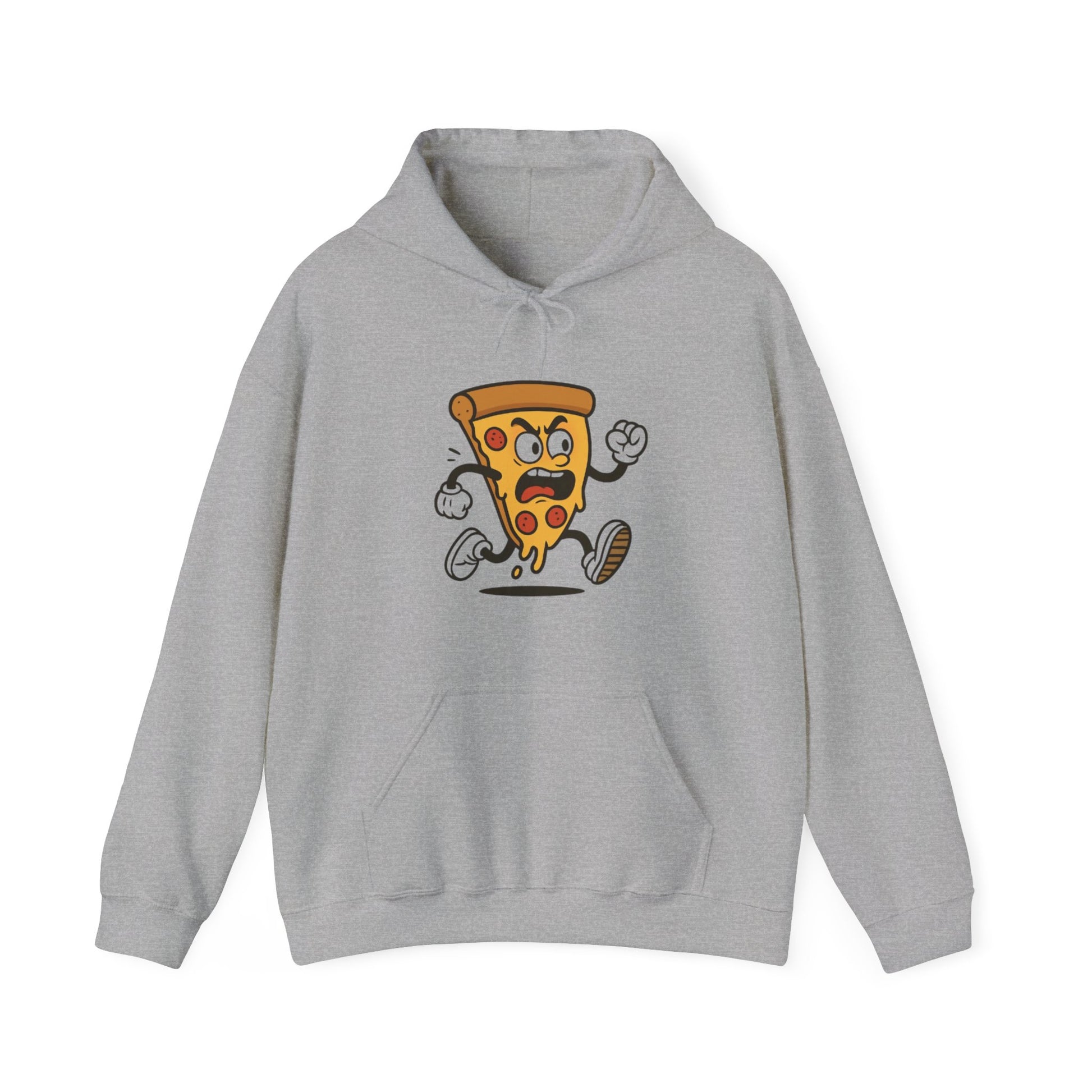 Funny Pizza Cartoon Hoodie for Food Lovers - kesiy