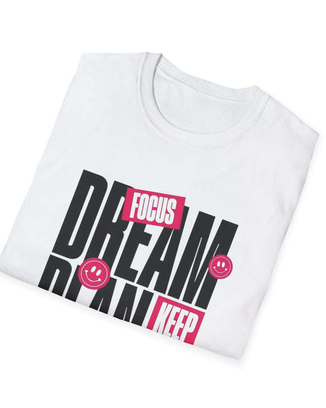 Inspirational Unisex Softstyle T-Shirt - Dream Plan Achieve Design - kesiy