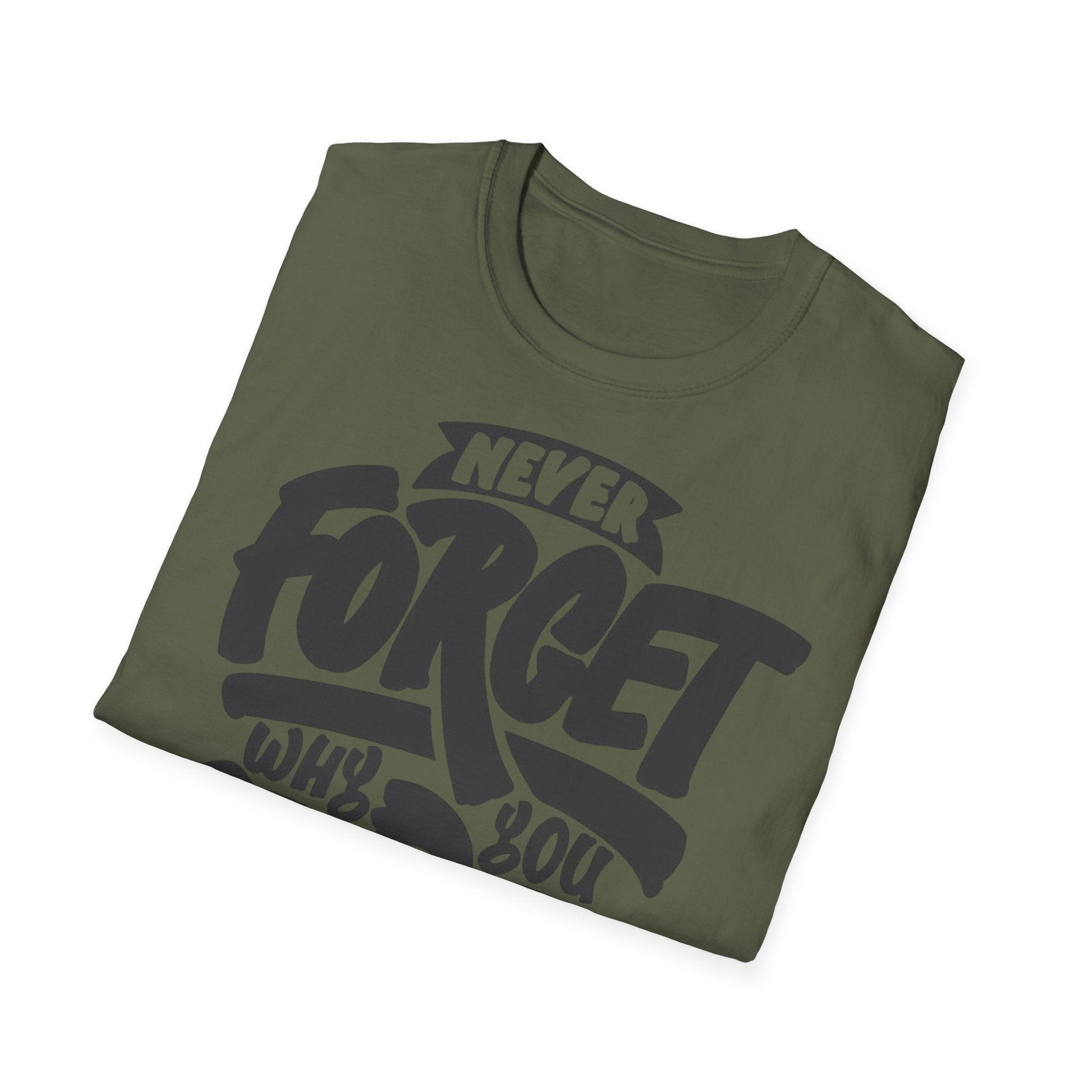 Motivational Unisex T-Shirt - "Never Forget Why You Started" Printify