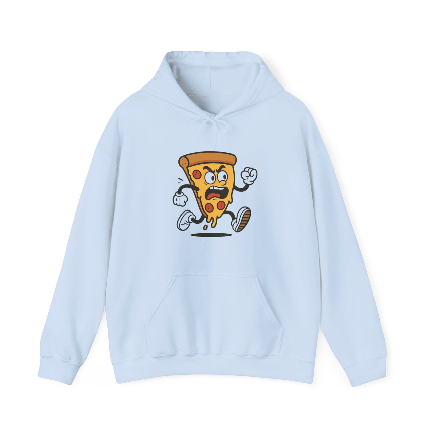 Funny Pizza Cartoon Hoodie for Food Lovers - kesiy