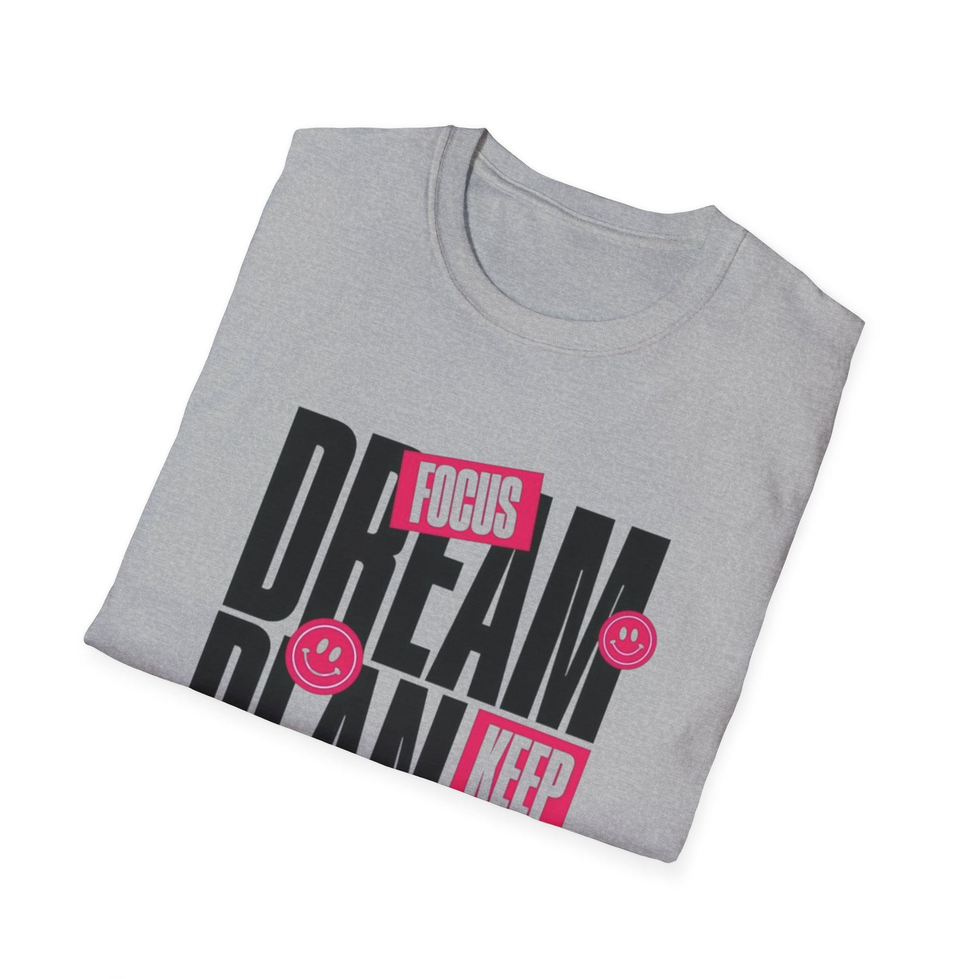 Inspirational Unisex Softstyle T-Shirt - Dream Plan Achieve Design - kesiy