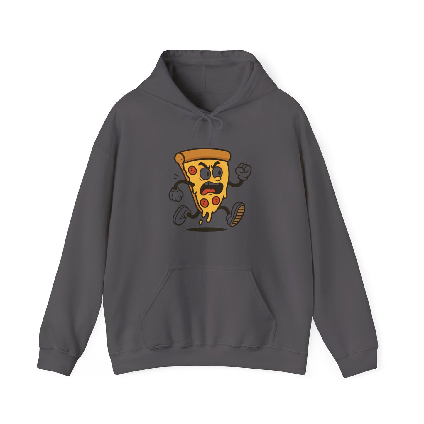 Funny Pizza Cartoon Hoodie for Food Lovers - kesiy