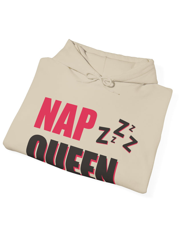 Nap Queen Hoodie - Cozy Unisex Sweatshirt for Nappers - kesiy