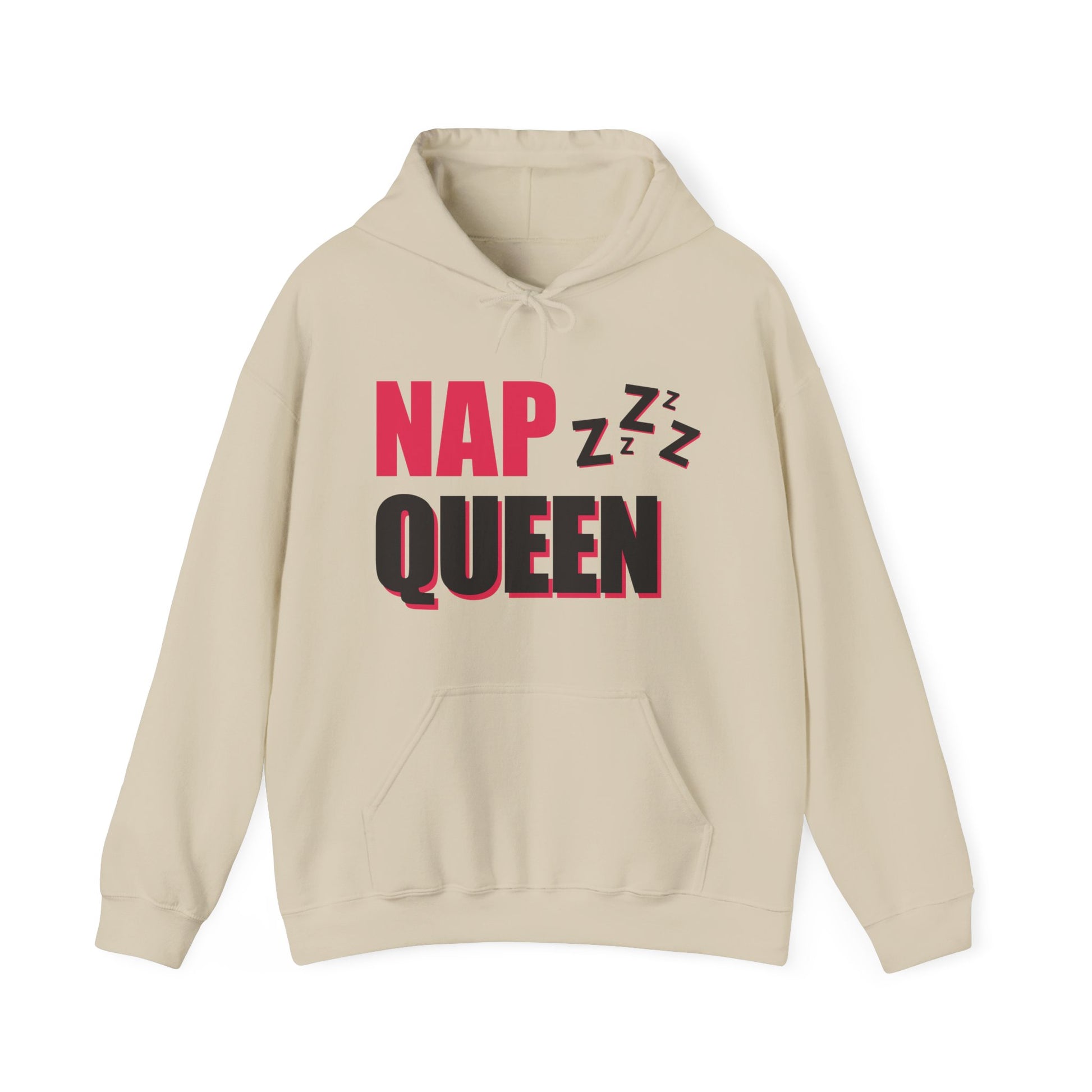 Nap Queen Hoodie - Cozy Unisex Sweatshirt for Nappers - kesiy