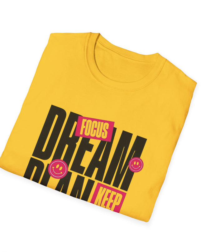 Inspirational Unisex Softstyle T-Shirt - Dream Plan Achieve Design - kesiy