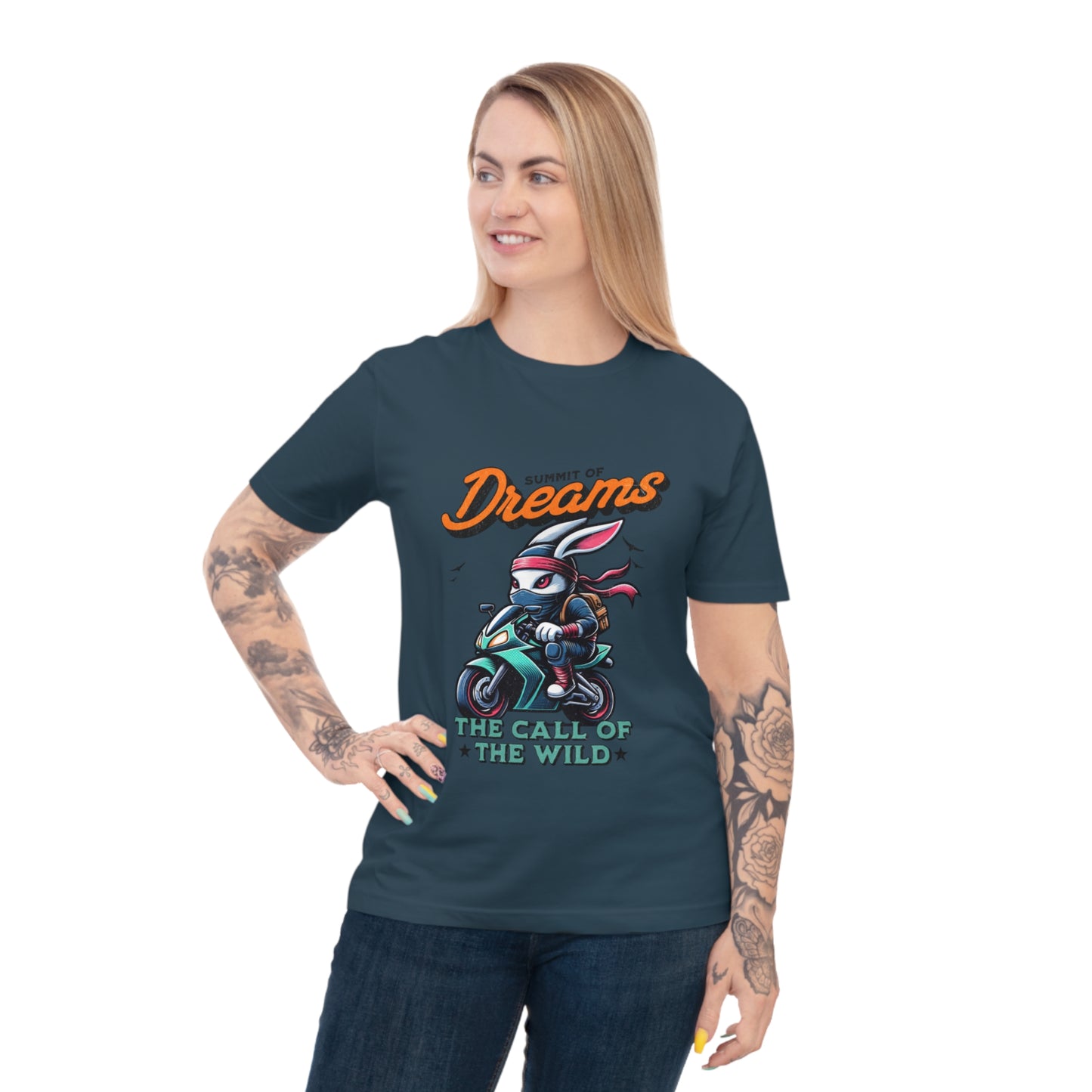 Adventure Motorcycle T-shirt - Unisex Summit of Dreams Apparel - kesiy
