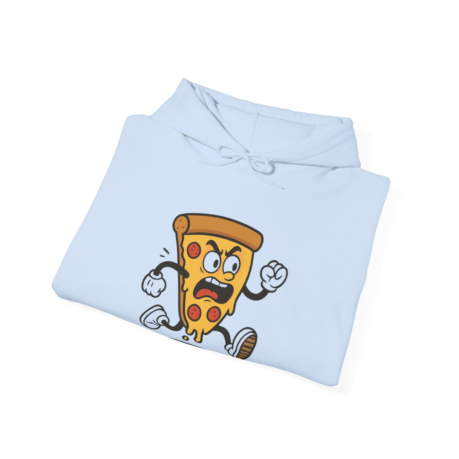 Funny Pizza Cartoon Hoodie for Food Lovers - kesiy