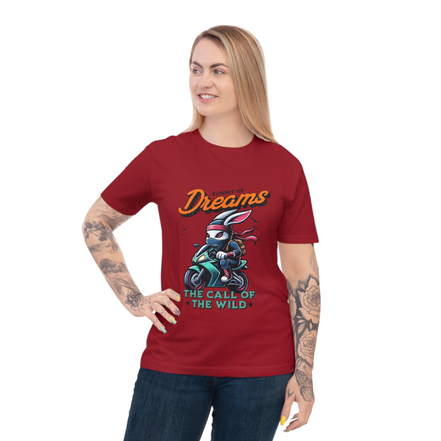 Adventure Motorcycle T-shirt - Unisex Summit of Dreams Apparel - kesiy