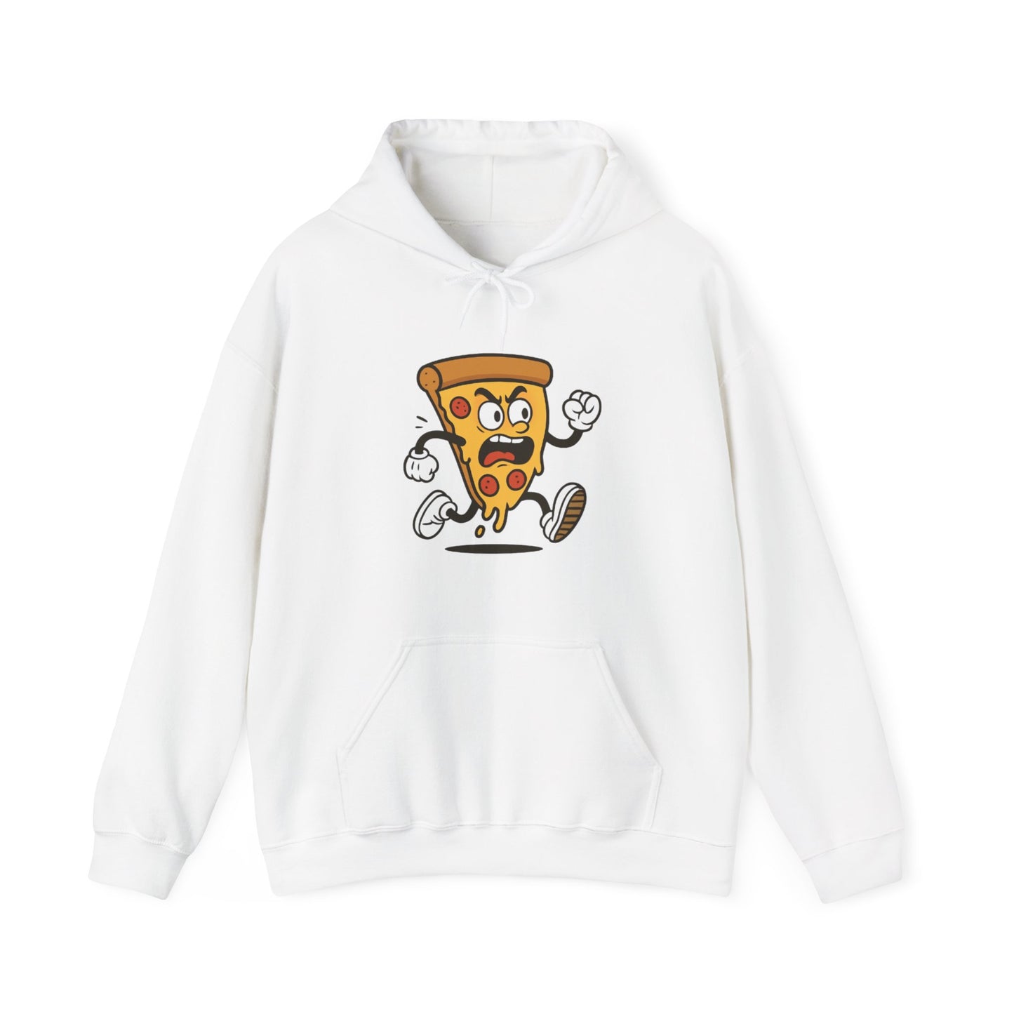 Funny Pizza Cartoon Hoodie for Food Lovers - kesiy