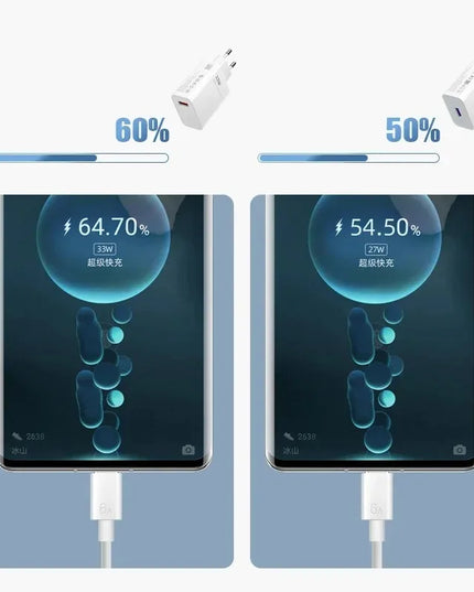 Xiaomi Original Charger 120W 67W 33W Charger Fast Charge EU Wall Gan Charge Adapter USB Type C Cable For Xiaomi Redmi model - kesiy