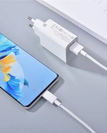 Xiaomi Original Charger 120W 67W 33W Charger Fast Charge EU Wall Gan Charge Adapter USB Type C Cable For Xiaomi Redmi model - kesiy
