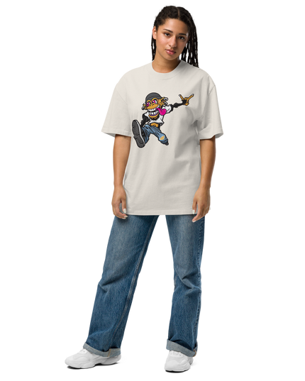 Oversized faded t-shirt - kesiy