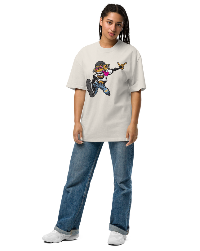 Oversized faded t-shirt - kesiy