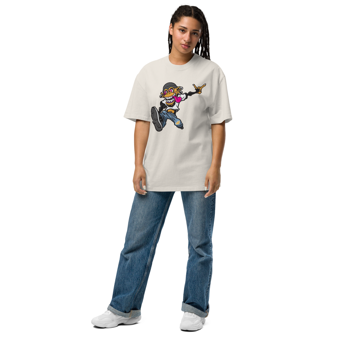 Oversized faded t-shirt - kesiy