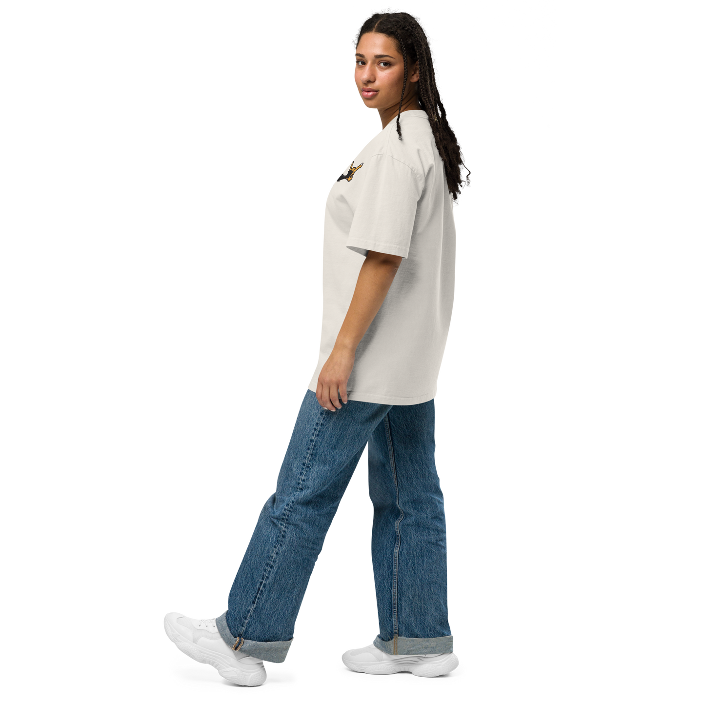 Oversized faded t-shirt - kesiy