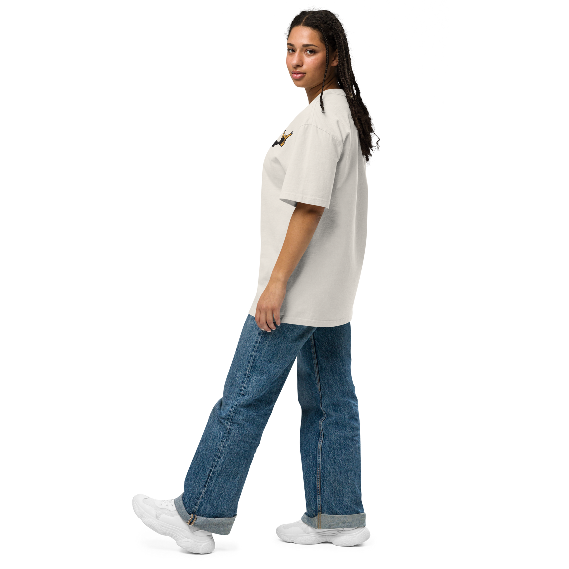 Oversized faded t-shirt - kesiy