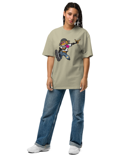 Oversized faded t-shirt - kesiy