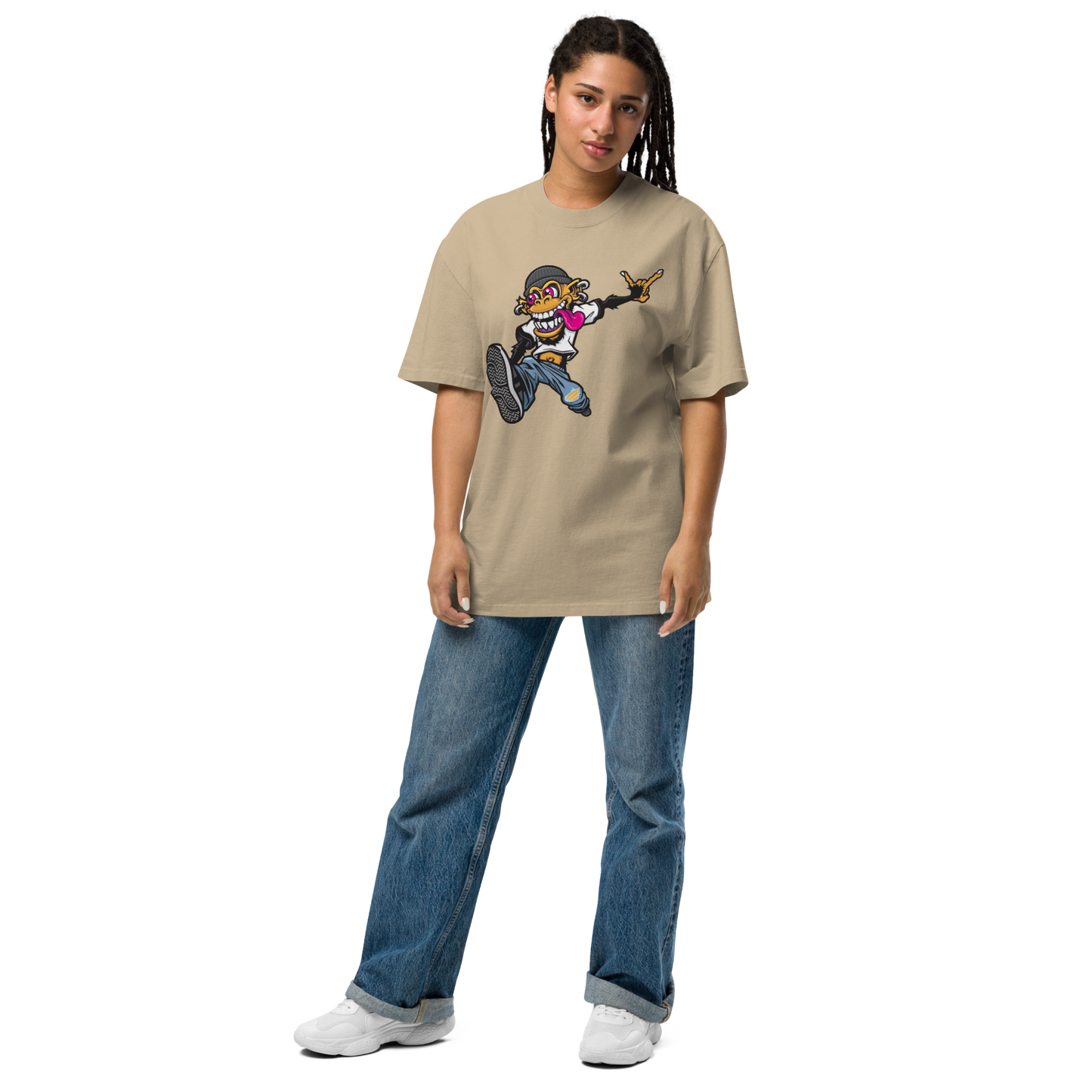 Oversized faded t-shirt - kesiy