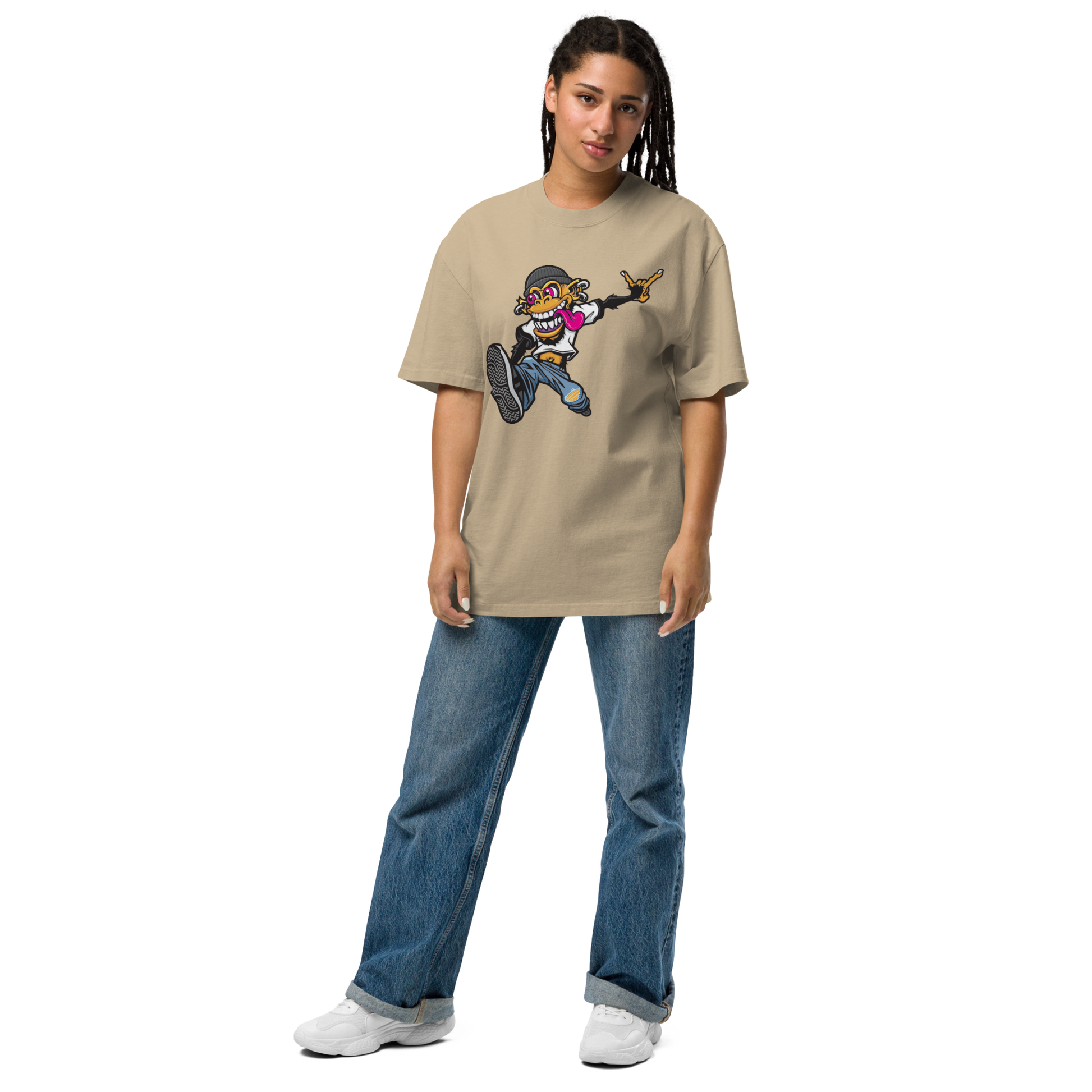 Oversized faded t-shirt - kesiy