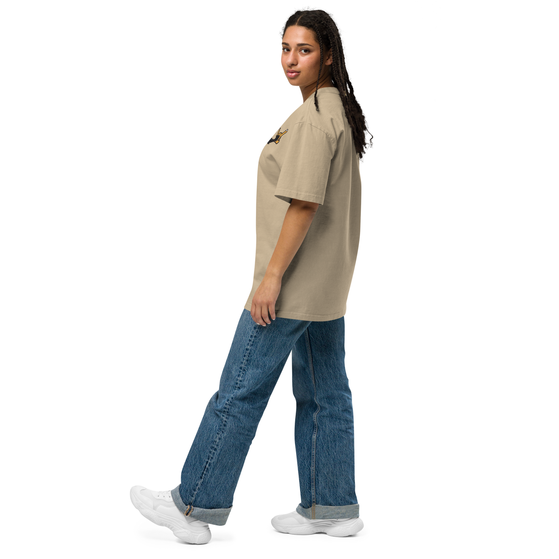 Oversized faded t-shirt - kesiy